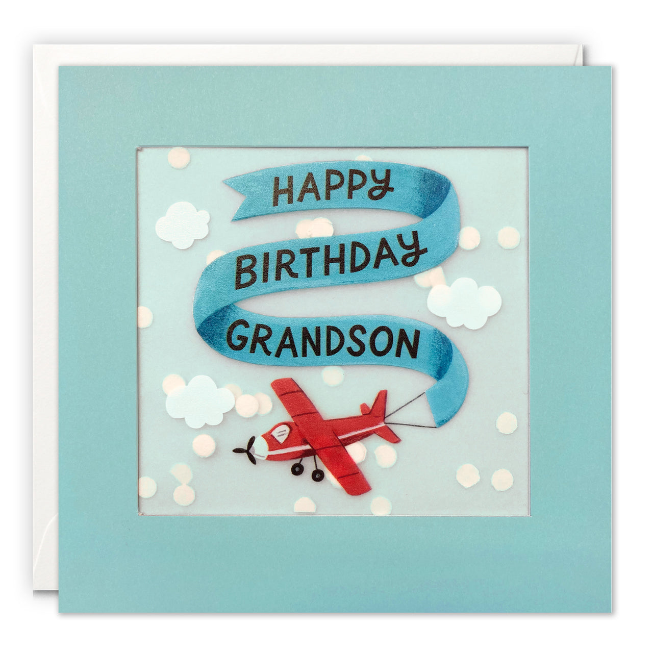 PP3735 - Grandson Plane Paper Shakies Card