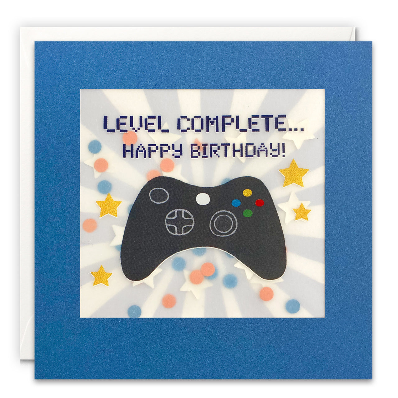 PP3966 - Level Complete Birthday Paper Shakies Card
