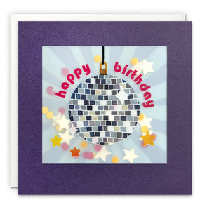 PP3968 - Birthday Disco Paper Shakies Card