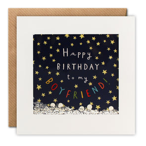 PT2869 - Boyfriend Stars Birthday Shakies Card