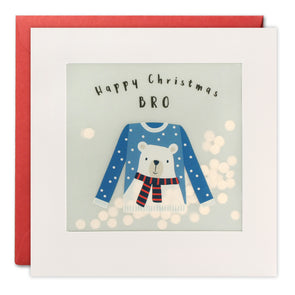 RPP3453 - Bro Jumper Christmas Paper Shakies Card