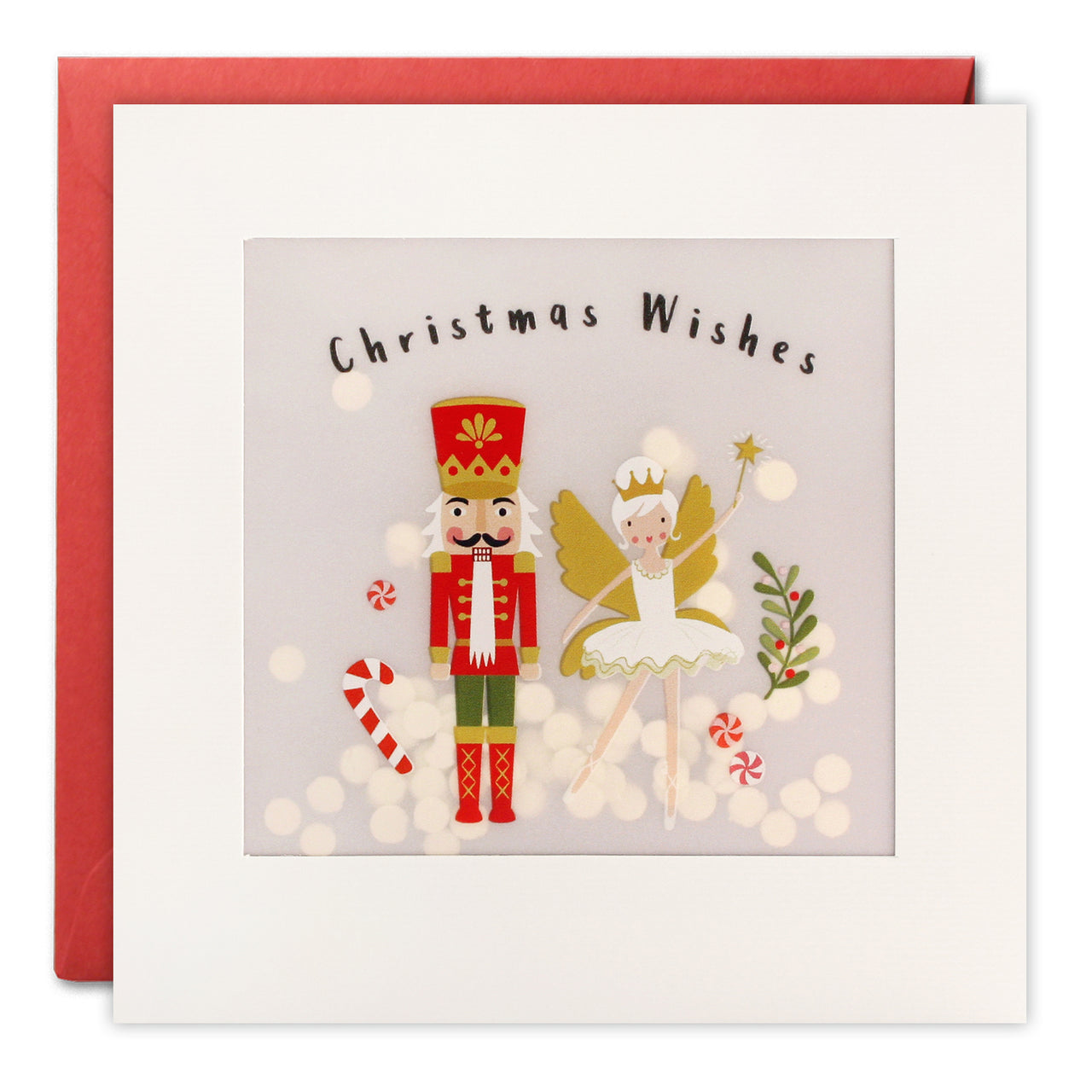 RPP3481 - Nutcracker Christmas Paper Shakies Card