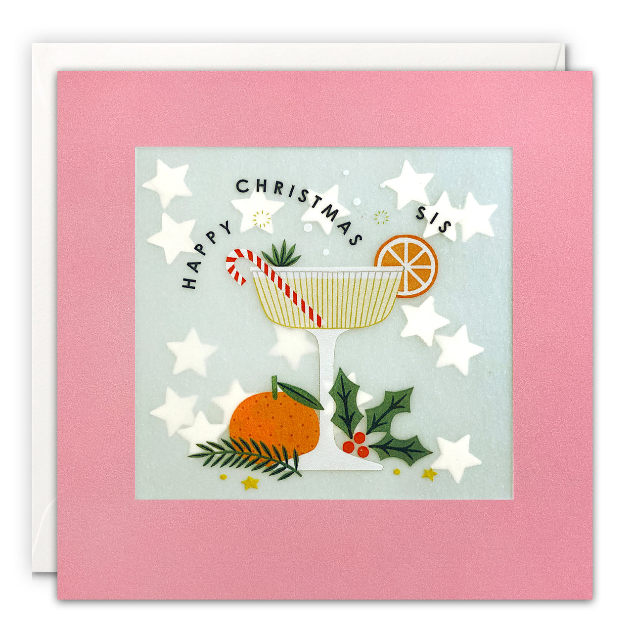 RPP3952 - Sis Cocktail Christmas Paper Shakies Card