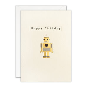 TN3500 - Birthday Robot Ingot Card