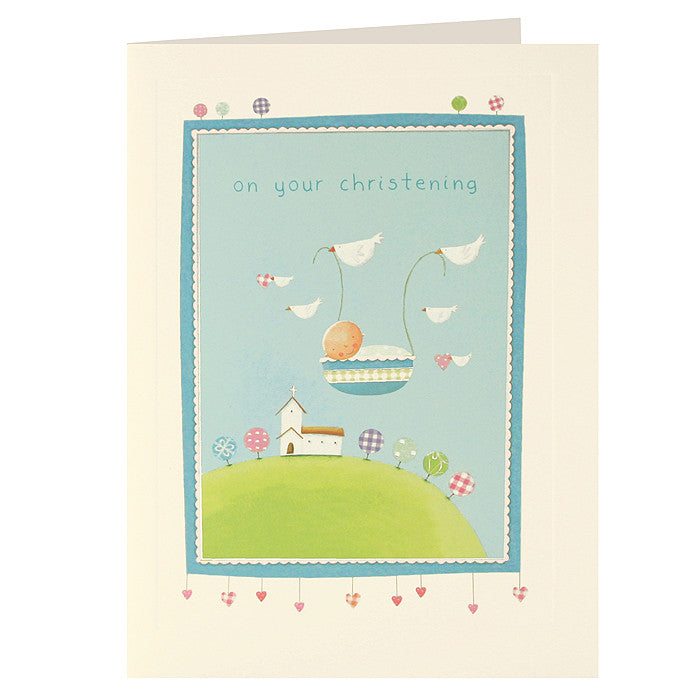 L2014 - Christening Basket card